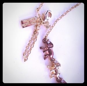 Kate Spade Elephant Necklace Gold Copper